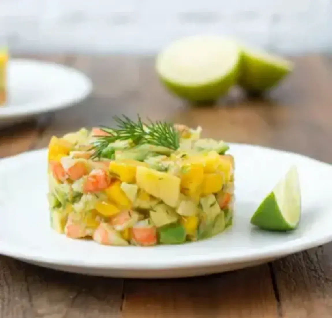 Tomate avocat crevette